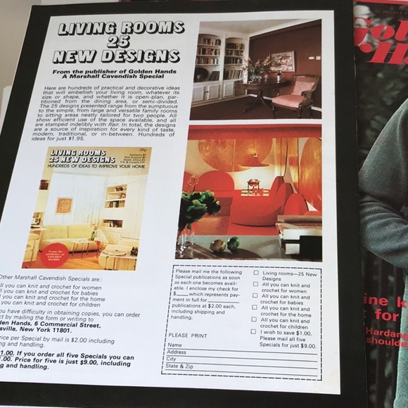 Golden Hands 3 Volumes Crochet Sewing - Picture 14 of 14